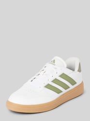 Sneaker mit Kontrastbesatz Modell 'COURTBLOCK' von ADIDAS SPORTSWEAR Weiß - 32