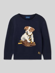 Regular fit gebreide pullover met intarsia van Polo Ralph Lauren Teens - 17