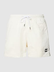 Badehose in Two-Tone-Machart von URBAN CLASSICS Beige - 10