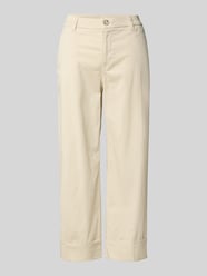 Wide Leg Culotte aus Baumwoll-Mix von s.Oliver RED LABEL Beige - 6