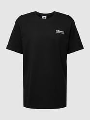 T-Shirt mit Label-Print von adidas Originals Schwarz - 13