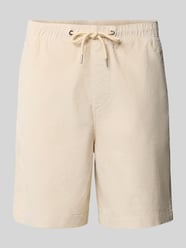 Regular Fit Sweatshorts aus Baumwoll-Mix von Selected Homme Beige - 9