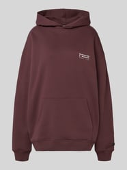 Oversized Hoodie mit Känguru-Tasche Modell 'Plum' von Karo Kauer - 32