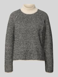 Sweter z półgolfem o kroju regular fit z wzorem na całej powierzchni model „FELIZE” od VERO MODA - 11