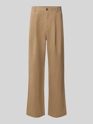 Relaxed Fit Bundfaltenhose aus Baumwoll-Leinen-Mix von Paul Smith Beige - 25