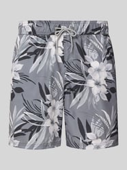 Badehose im Allover-Look Modell 'REINOLD' von Blend Beige - 29