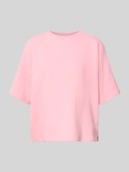 Boxy Fit Sweatshirt mit 1/2-Arm Modell 'Karo' von OH APRIL Pink - 2