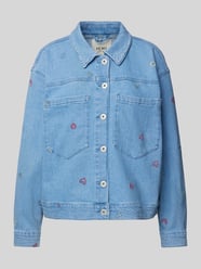 Relaxed Fit Jeansjacke mit Brusttaschen Modell 'JAELLA' von ICHI - 46
