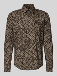 Slim fit vrijetijdsoverhemd van puur katoen, model 'ERMO' van HUGO Beige - 16