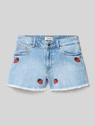 szorty jeansowe o kroju regular fit z mieszanka bawełny model 'ROBYN' od ONLY - 14