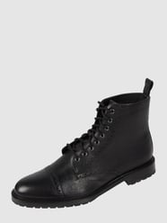 Lederboots mit Lyralochung Modell 'Harry' von Gordon & Bros Schwarz - 32