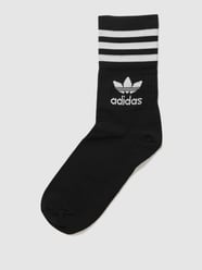 Sokken van elastische katoenmix met logodetails van adidas Originals Grijs / zwart - 19