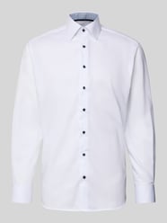 Regular fit zakelijk overhemd van katoen met kentkraag van ETERNA - 36