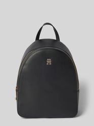 Rucksack mit Label-Applikation von Tommy Hilfiger Schwarz - 1