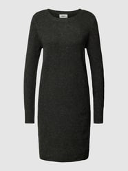 Knielanges Strickkleid in Melange-Optik von Only Grau - 26