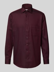 Modern Fit Business-Hemd mit Kentkragen von ETERNA REGULAR FIT Bordeaux - 25