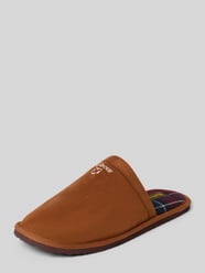 Hausschuh mit profilierter Sohle von Barbour Beige - 47