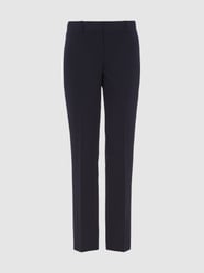 Stoffen broek met persplooien van Jake*s Collection Blauw / turquoise - 28