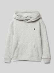 Hoodie mit Label-Stitching von Polo Ralph Lauren Kids - 20