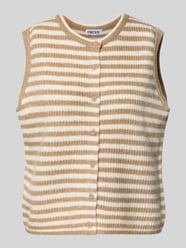 Kardigan o kroju regular fit z domieszką wełny model 'MALOU' od PIECES - 10