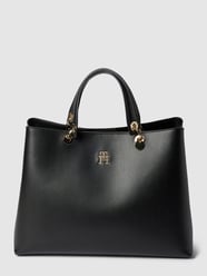 Tote Bag mit Label-Detail in metallic Modell 'CHIC SATCHEL' von Tommy Hilfiger - 13