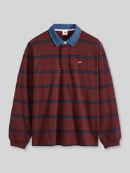 Relaxed Fit Poloshirt aus reiner Baumwolle Modell 'RUGBY ENNIS' von Levi's® Bordeaux - 4