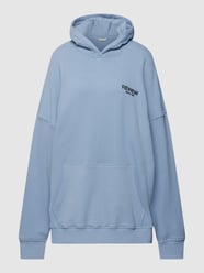 Oversized Hoodie mit Label-Print von REVIEW Blau - 18