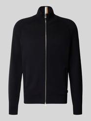 Regular Fit Strickjacke mit Schurwolle-Anteil Modell 'H-IDINO' von BOSS - 7