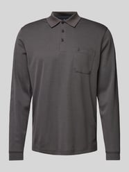 Regular fit poloshirt met borstzak van RAGMAN Grijs / zwart - 24