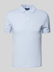 Poloshirt mit Label-Stitching von Polo Ralph Lauren Blau - 38