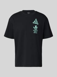 T-shirt z nadrukiem i okrągłym dekoltem od Edwin - 11