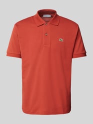 Regular fit poloshirt met labelpatch van Lacoste Rood - 10