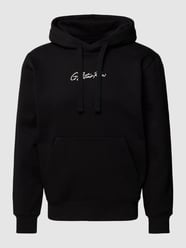 Hoodie met labelstitching, model 'Autograph' van G-Star Raw Zwart - 36