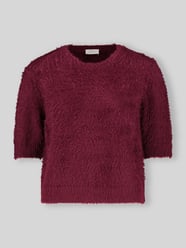 Regular fit pullover van katoenmix van ROBE LÉGÈRE Bordeaux - 31