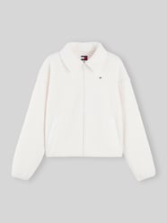 Boxy Fit Teddyjacke mit Label-Patch von Tommy Jeans - 42