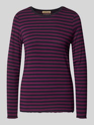 Regular Fit Longsleeve aus elastischem Material-Mix von Smith and Soul Bordeaux - 35