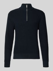 Regular Fit Troyer in Waffel-Struktur Modell 'TOM' von Selected - 1