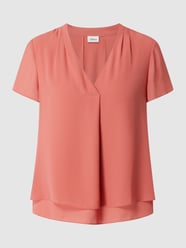 Blusenshirt im Double-Layer-Look  von s.Oliver BLACK LABEL Orange - 9