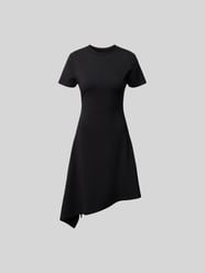 T-Shirt-Kleid in asymmetrischem Design von VETEMENTS Schwarz - 30