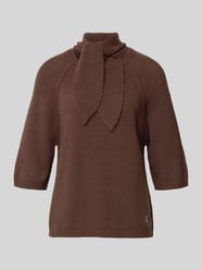 Strickshirt mit Schal und Rundhalsausschnitt von Smith and Soul - 36