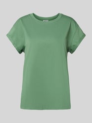 T-Shirt mit geripptem Rundhalsausschnitt von Jake*s Casual - 9