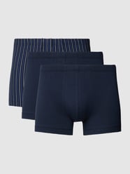 Trunks mit elastischem Bund im 3er-Pack von Schiesser Blau - 16