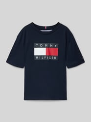 Regular fit T-shirt van puur katoen van Tommy Hilfiger Teens - 20