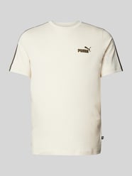 T-Shirt mit Label-Print von PUMA PERFORMANCE Beige - 3