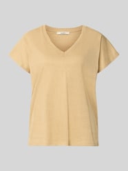 T-shirt met structuurlook van Garcia - 15