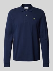 Classic Fit Poloshirt im langärmeligen Design von Lacoste Blau - 30