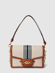 Handtas met labeldetail, model 'SYDNEE' van Lauren Ralph Lauren Wit - 24