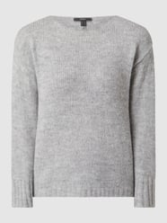 Sweter z domieszką alpaki  od Esprit Collection Szary - 47