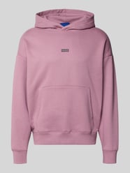 Loose Fit Hoodie aus reiner Baumwolle Modell 'NAZARDO' von Hugo Blue Pink - 8