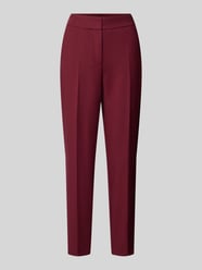 Regular fit zakelijke broek met persplooi van s.Oliver BLACK LABEL Bordeaux - 19